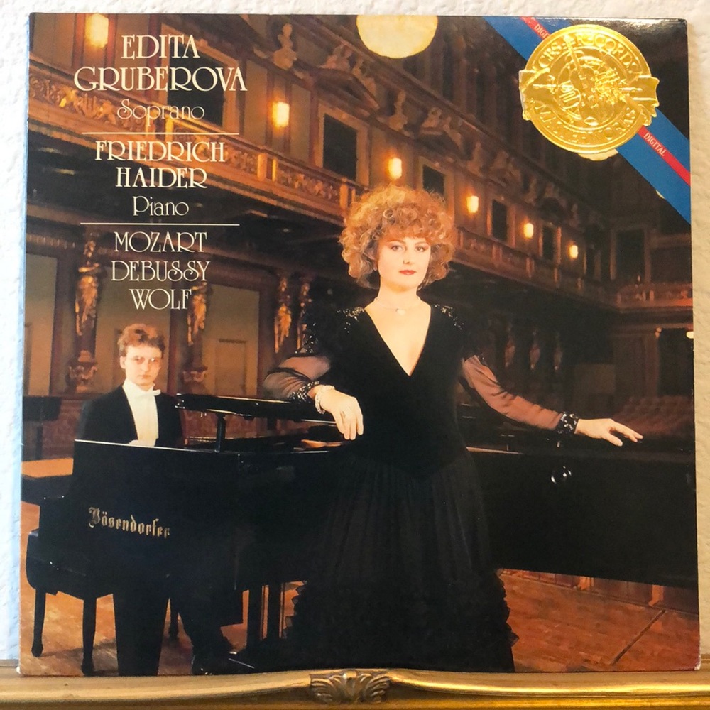 Mozart Debussey Wolf Performed by Gruberova and Haider Vinyl Lp